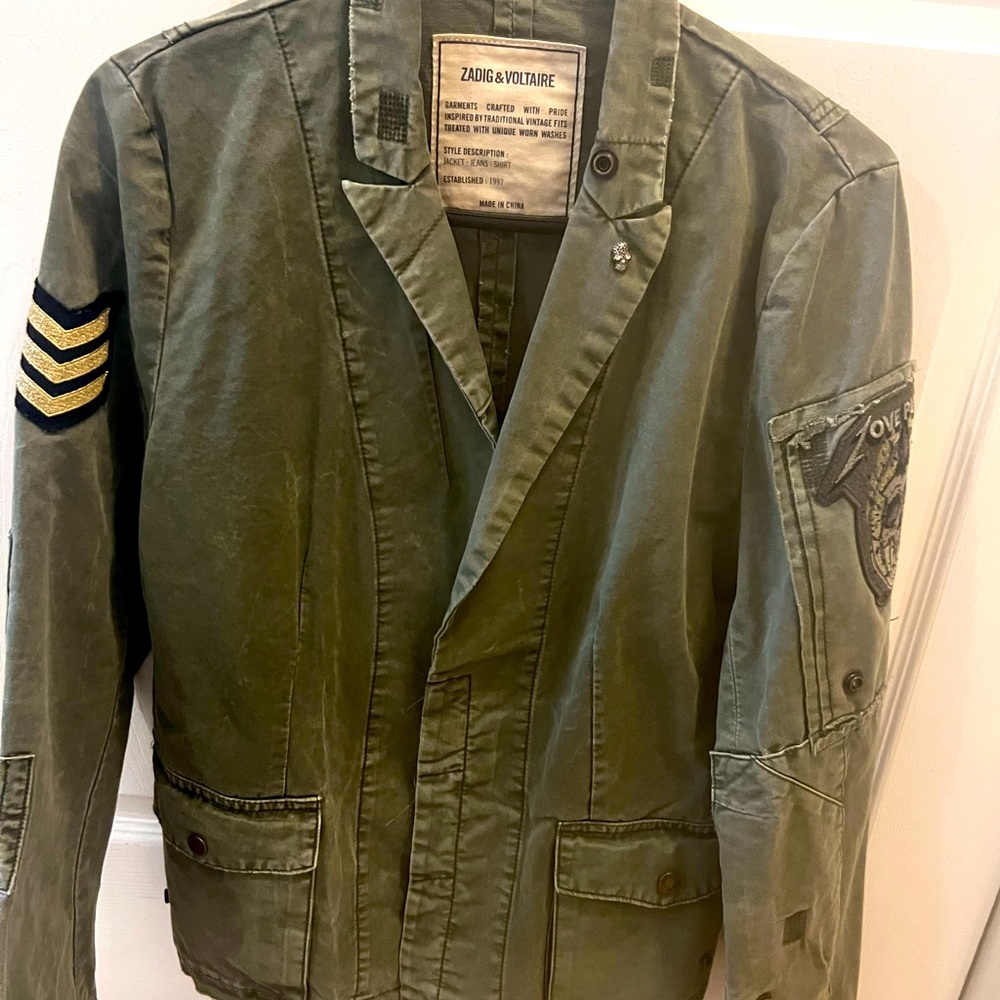 Zadig & Voltaire large size jacket ( green)